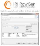 Intelligente und sichere Testdaten: RowGen ist das einzige Tool, das große Mengen an Testdaten auf mehreren Betriebssystemen bereitstellt und gleichzeitig die Testdaten für die Anwendungskompatibilität manipuliert!