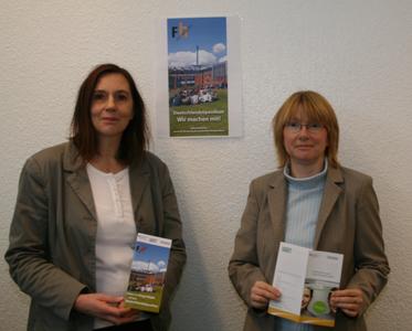 v.l. Dr. Heike Bille und Helga Wieber