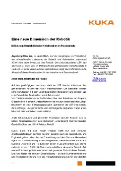 Presseinfo_KUKA auf der Automatica 2014.pdf