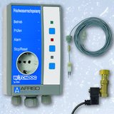 The AFRISO WATCHDOG back-up controller for mains water RENA controls mains water supply to rainwater tanks with connected water stations