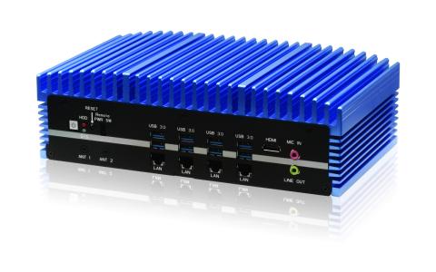 BOXER-6641 Embedded PC in der Frontansicht