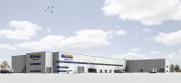 Das neue Greiwing-Distributionscenter, hier eine computergenerierte 3D-Ansicht, soll im 2. Quartal 2017 den Betrieb aufnehmen