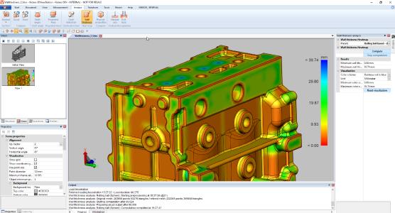 Advanced wall thickness analysis: fast, accurate, inexpensive