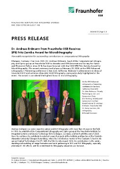 2026-02-27_PressRelease_FraunhoferIISB_Frits-Zernike-Award_Andreas-Erdmann.pdf