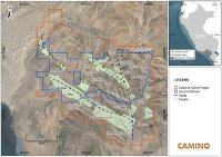 Abbildung 1: Karte zur Veranschaulichung der Bestandteile der zweiten MEIA-sd des Kupferprojekts Costa de Cobre in Peru