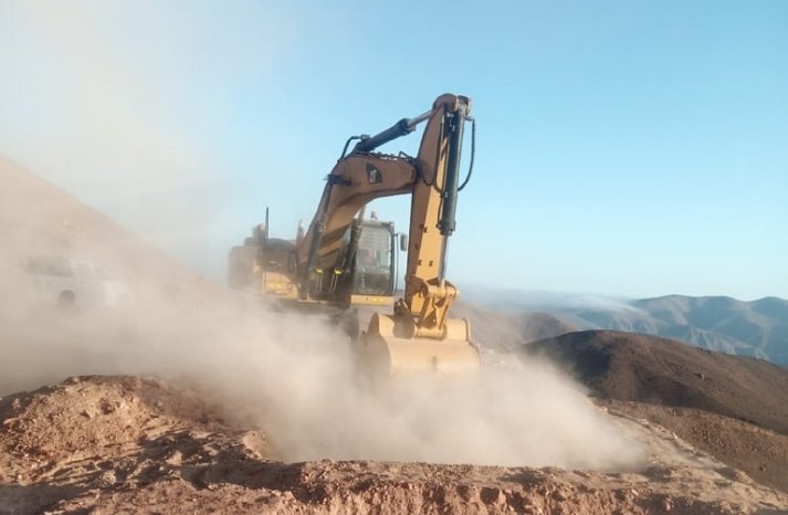 Camino Minerals - Road building in the new Lourdes-Condori drilling areas of the Los Chapitos co.jpg