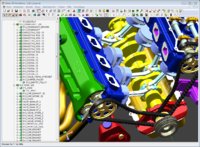  Blick in einen Motor der ohne Konvertierung geladen und analysiert werden kann. 