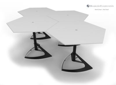 Honeycomb Dlite Steh-Sitz Tisch - modular