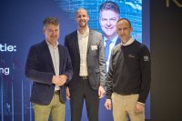 v.r.n.l.: Europaabgeordneter Dr. Andreas Schwab, Alwin Wagner, stv. Haoptgeschäftsführer IHK Südlicher Oberrhein, Dominik Fehringer, CEO nectanet GmbH.