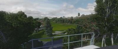 Golfsimulator fairway