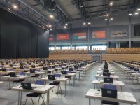Bereit für den Prüfungstag: die Buderus Arena in Wetzlar.