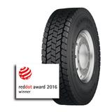 Der Antriebsachsreifen Semperit Runner D2 erhält den Red Dot Design Award für seine hervorragende Gestaltung und hohe Designqualität