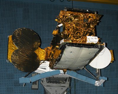 Hylas-1 during qualification testing at the Compact Antenna Test Facility (CATF) at ISRO's .jpg