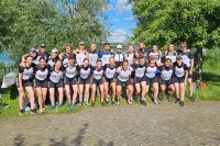 Die Studierenden von HSB und Universität Bremen der Wettkampfgemeinschaft Rudern bei den Deutschen Hochschulmeisterschaften im Rudern 2024. © Marie Rasper