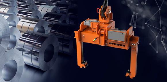 Auf der Blechexpo präsentiert PFEIFER die aktuellen Hebetechnik-Trends im Bereich Coilhandling