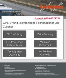 twinline-Webshop screenshot