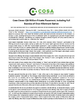 26022025_EN_COSA_Cosa - Closing News Release FINAL FINAL.pdf