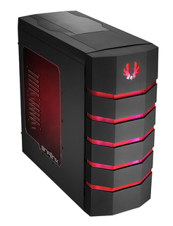 BitFenix Colossus Big Tower RED LED WINDOW black