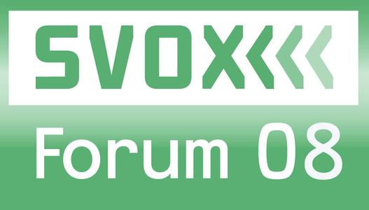 SVOX Forum 2008