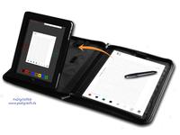 Highlight aus dem Orange-Portfolio ist der PxDigiStift. Besonders im Vertrieb, bei Kunden-, Projekt- und bei Servicebesuchen überzeugt der PxDigiStift©. Alle Mitschriften sind sofort digital verfügbar und können ohne Verlust weiterbearbeitet werden.