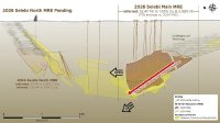 Figure 1: Long section of Selebi Mines highlighting the 2026 Selebi Main MRE