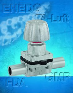 Seal adjuster for aseptic diaphragm valve