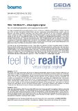 [PDF] Pressemitteilung: FEEL THE REALITY - virtual.digital.original