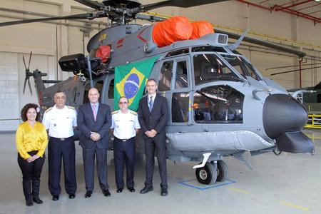 Airbus Helicopters delivers the first EC725 produced in Brazil © Copyright F. Christ - 2014