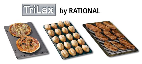 Neu: TriLax® Beschichtung von RATIONAL, perfekte Garergebnisse und Antihaftei-genschaften, robust und langlebig
