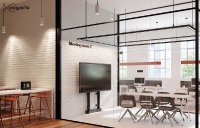 Vogels Boden-Wand Monitorhalterung für Meetingräume