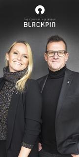 CEO Sandra Jörg (BLACKPIN GmbH) und Co-Investor Dr. Gerold Bläse, (Bläse + Kollegen GmbH)