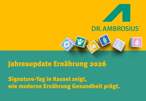 DR AMBROSIUS - Jahresupdate Ernaehrung 2026 – Signature-Tag - KONGRESS