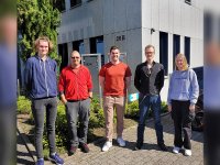 Die ersten Auszubildenden in der nun 23- jährigen Firmengeschichte von signotec.