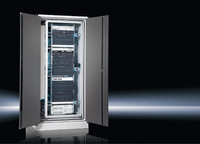 Der Rittal Modulsafe Extend wurde zur CeBIT 2011 mit direkter freier Kühlung vorgestellt