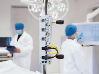 e-medic™ medizinische Mehrfachsteckdose Med5: Sichere Stromversorgung für die Patientenumgebung