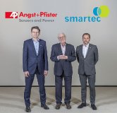 Von links nach rechts: Angst+Pfister Sensors and Power AG: Thomas Röttinger, CEO; Smartec BV: Rolf de Boer, CEO; Angst+Pfister BV: Geert van den Bosch, Managing Director