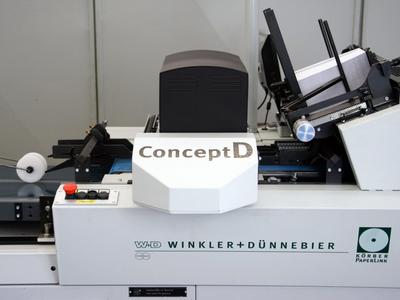 The ConceptD inkjet envelope overprint press is specifically designed for the expanding personalized direct mail segment