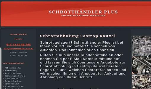 kostenlose Schrottabholung Castrop Rauxel