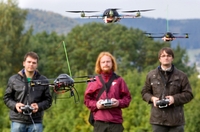 Multicopter im Einsatz an der TU Ilmenau 