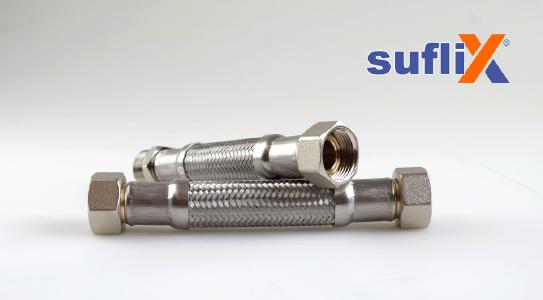 Panzer- / Flexschläuche von DN8 3/8'' bis zu DN60 2 1/2'' als Standard oder als individuelle Sonderanfertigung in Länge & Anschlussarten!