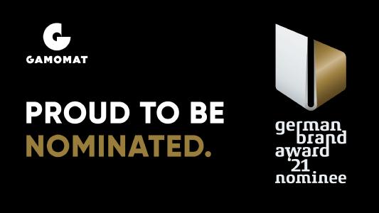 Herzblut gewinnt: GAMOMAT ist für den German Brand Award 2021 nominiert