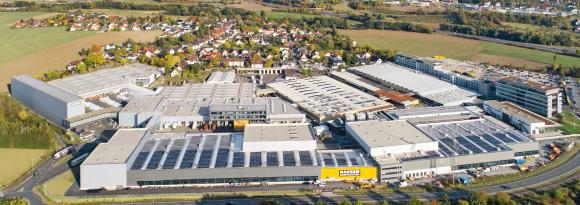 Kaeser Kompressoren’s headquarters and main plant in Coburg-Bertelsdorf