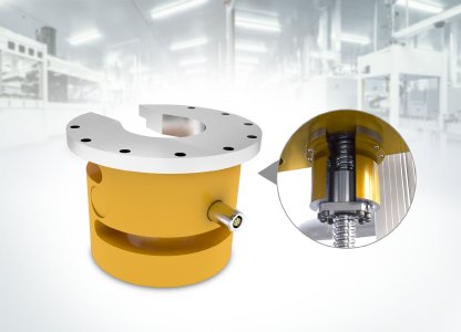 Das neue patentierte Kraftaufnehmerkonzept von GTM hilft Anwendern dabei, den Kraftsensor ohne zusätzliche konstruktive Maßnahmen in ihre Bestandsanwendungen zu integrieren