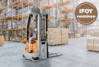 STILL IFOY Nominee Nummer 1: Der EXV iGo. Ein automatisierter Hochhubwagen mit innovativem, modularem Design, der dank modularer Systemparameter mit der smarten Einstiegslösung iGo easy schnell und einfach in Betrieb zu nehmen ist.