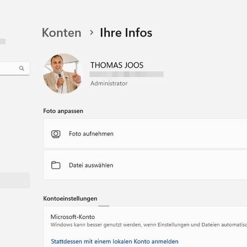 Mehr Datenschutz: Windows 11 ohne Microsoft-Konto nutzen