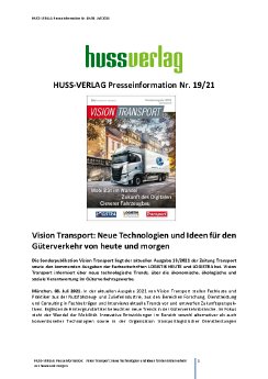 Presseinformation_19_HUSS_VERLAG_Vision Transport Neue Technologien und Ideen für den Güterverke.pdf