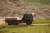 HX58 6x6 vehicle with loading bed