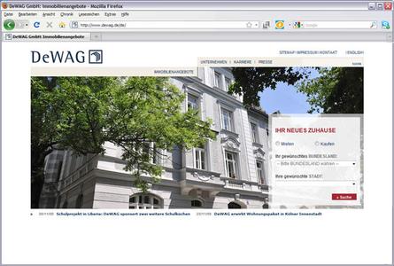 Startseite dewag.de