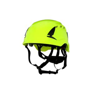 Der 3M SecureFit Schutzhelm X5000 eignet sich sowohl zum Klettern als auch zum Arbeiten am Boden, entsprechend der Normen EN 397 und EN 12492 / Foto: 3M