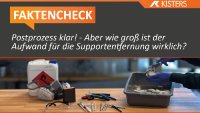Bild: Faktencheck 3D Drucker - Aufwand der Supportentfernung